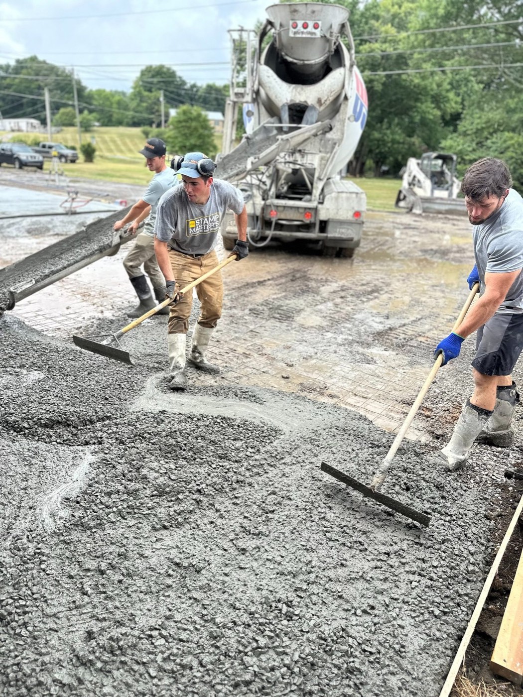 Finished concrete